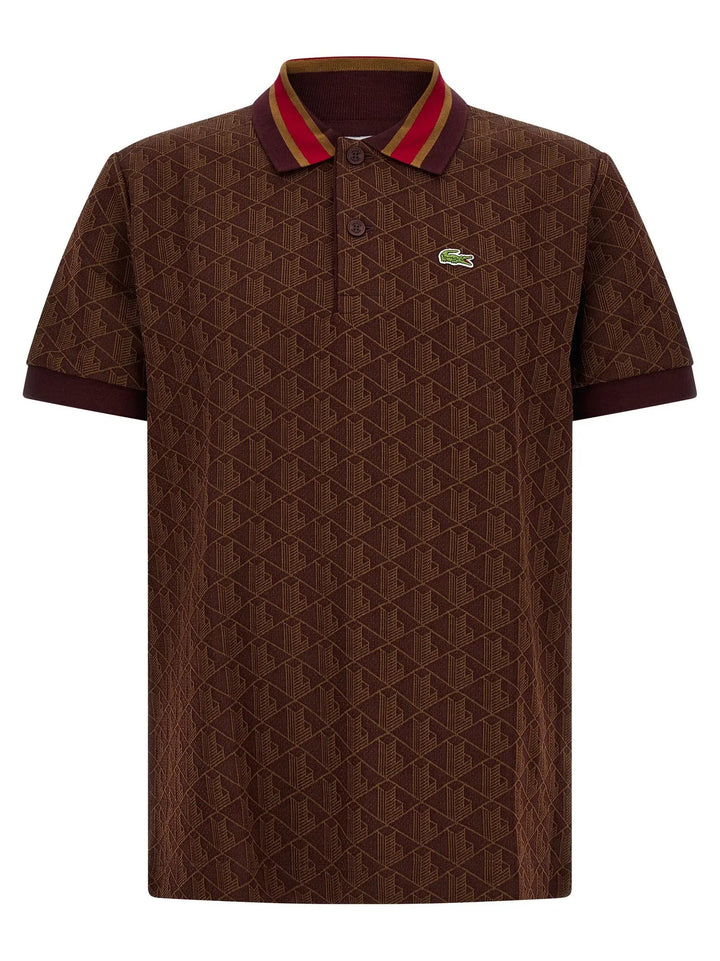Lacoste Sample Sale | Lacoste Brown Polyester Polo Shirt - | Designer outlet