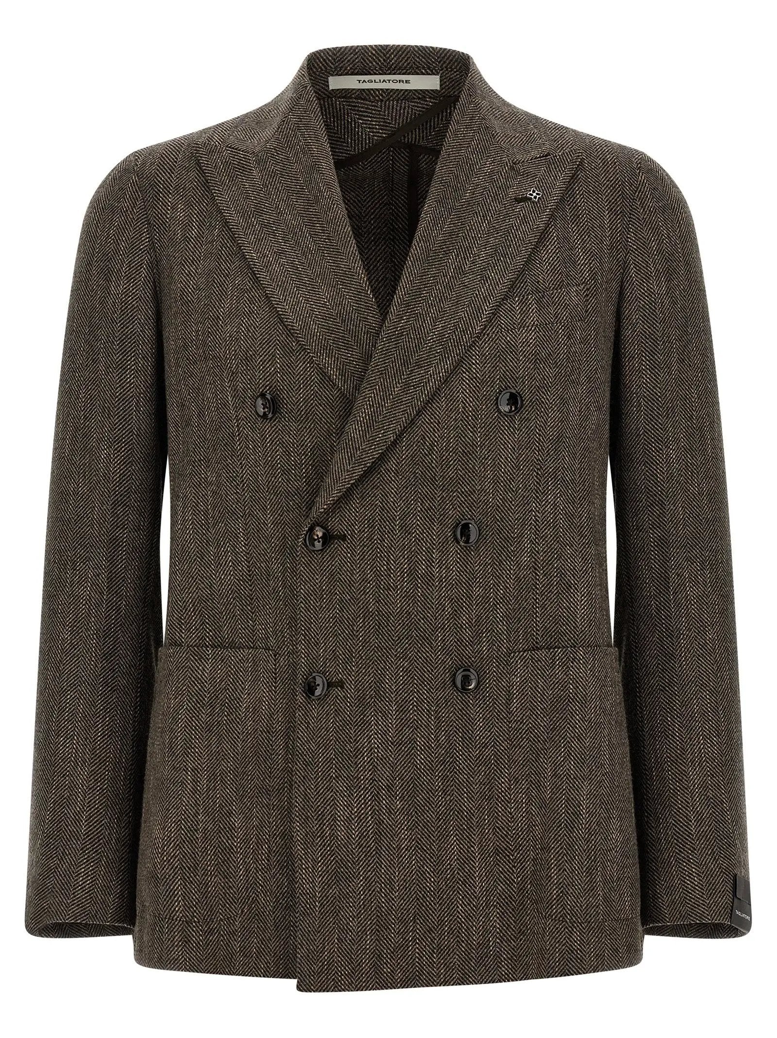 Tagliatore Brown Virgin Wool Blazer – Ask Me Wear