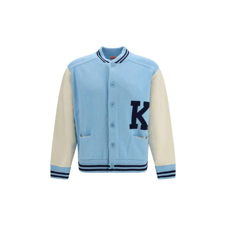 Kenzo Sample Sale | Kenzo Blue Wool Oves Aries Bomber - | Designer outlet