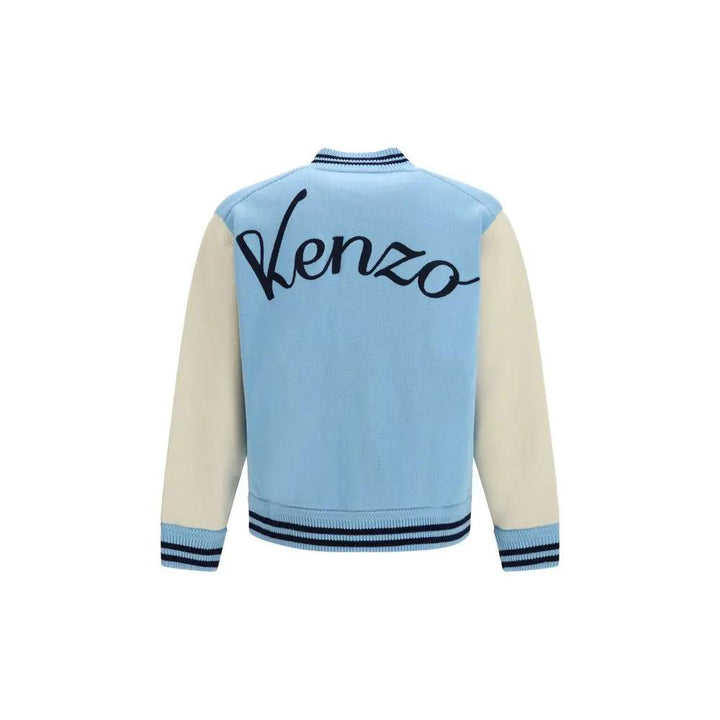 Kenzo Sample Sale | Kenzo Blue Wool Oves Aries Bomber - | Designer outlet