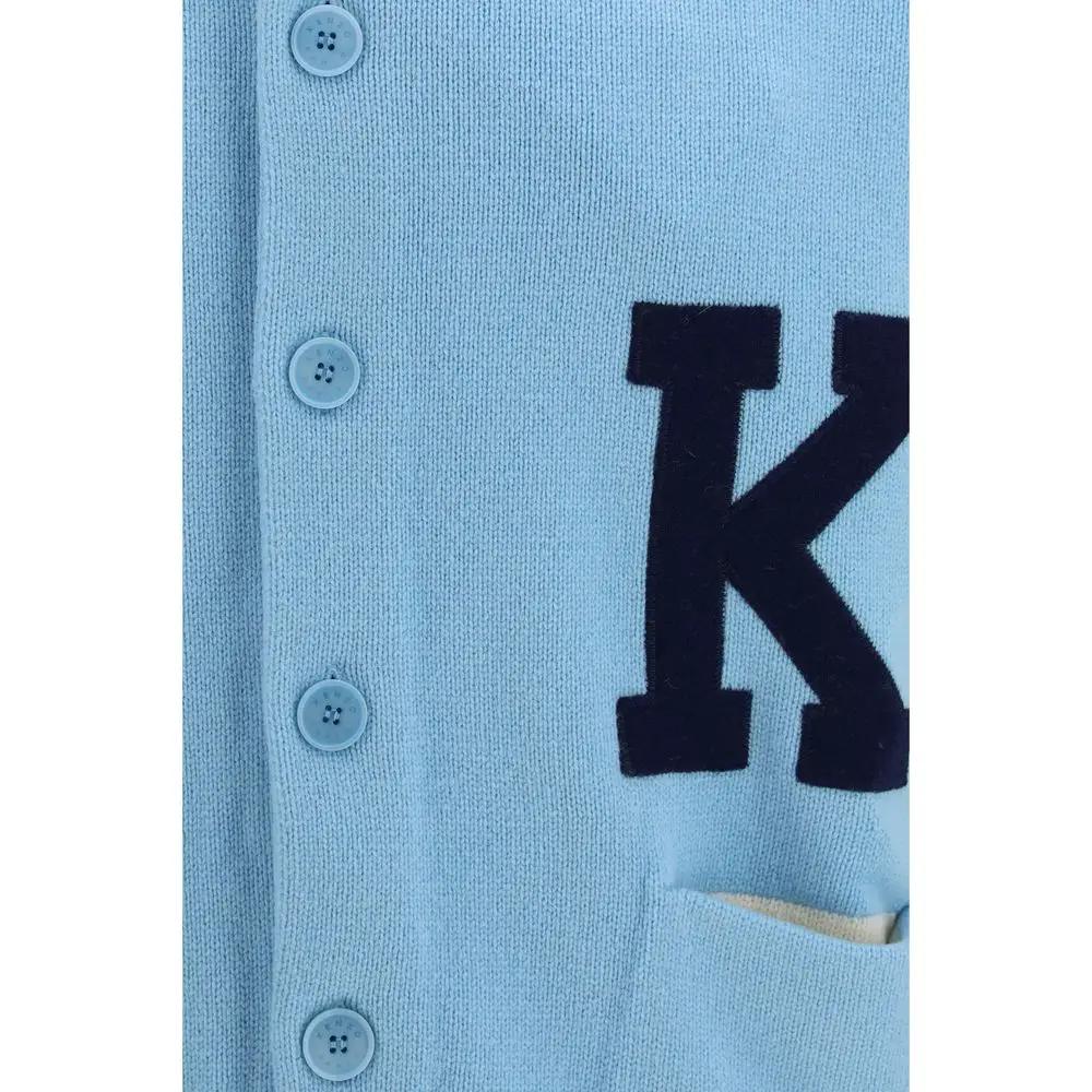 Kenzo Sample Sale | Kenzo Blue Wool Oves Aries Bomber - | Designer outlet