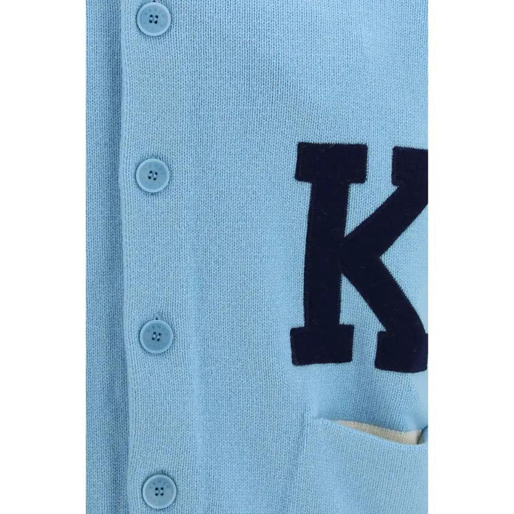Kenzo Sample Sale | Kenzo Blue Wool Oves Aries Bomber - | Designer outlet