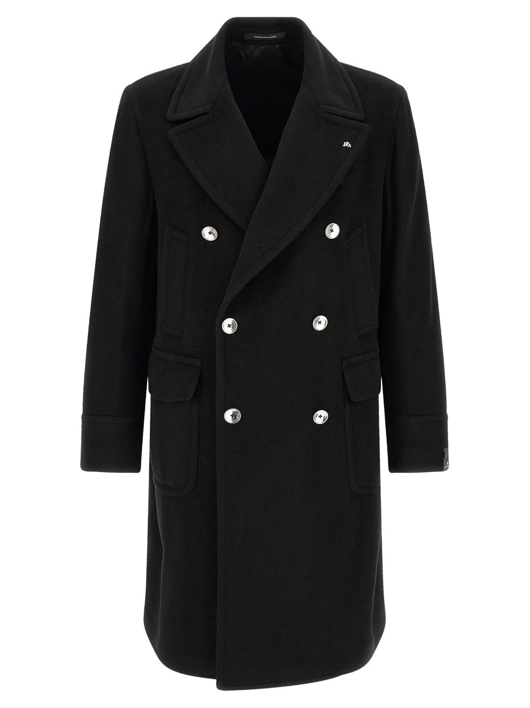 Tagliatore Sample Sale | Tagliatore Black Cashmere Coat - | Designer outlet