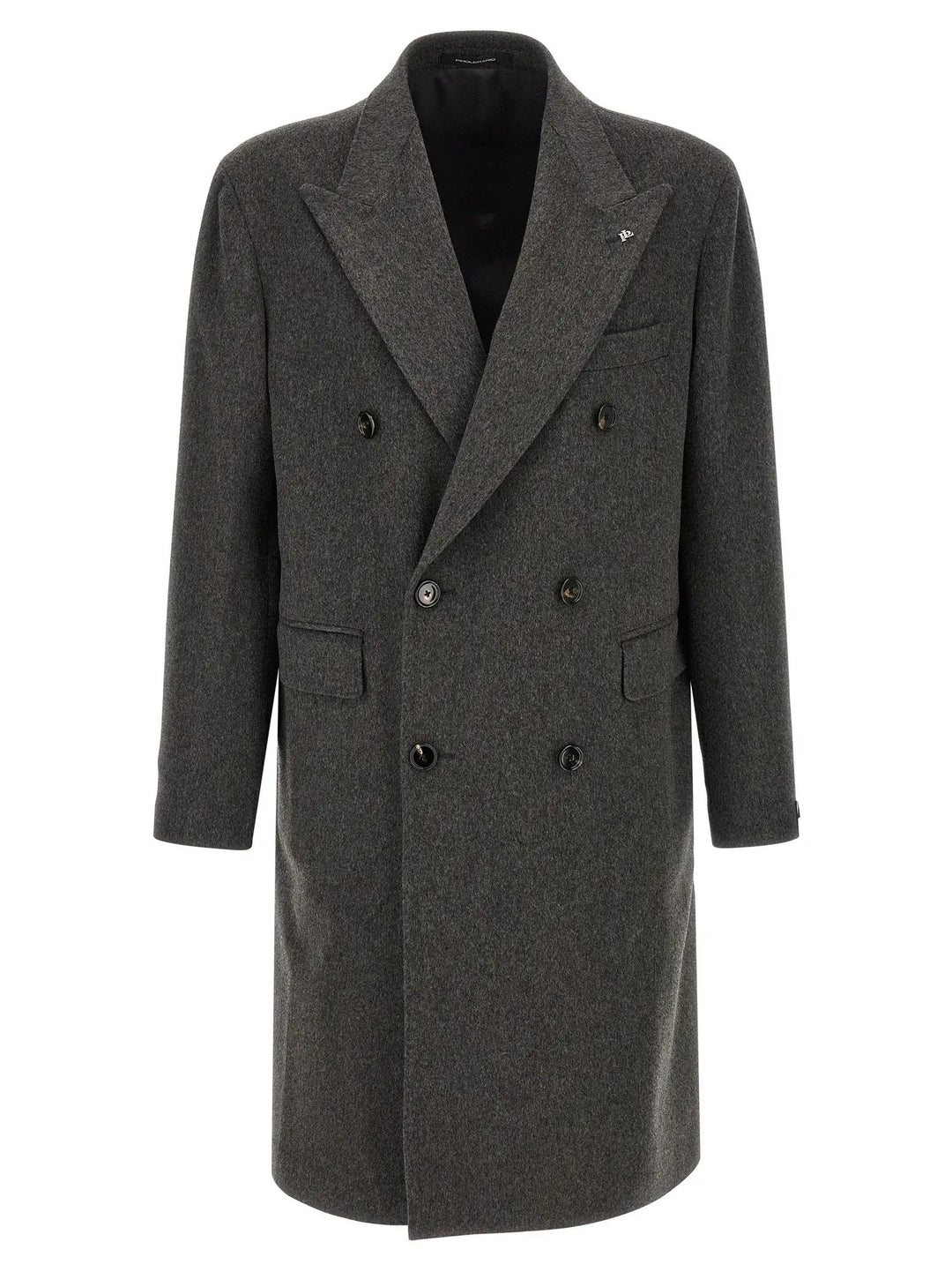 Tagliatore Sample Sale | Tagliatore Gray Virgin Wool Coat - | Designer outlet