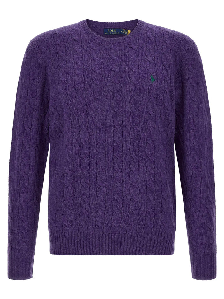 Polo Ralph Lauren Sample Sale | Polo Ralph Lauren Purple Wool Cardigan - | Designer outlet
