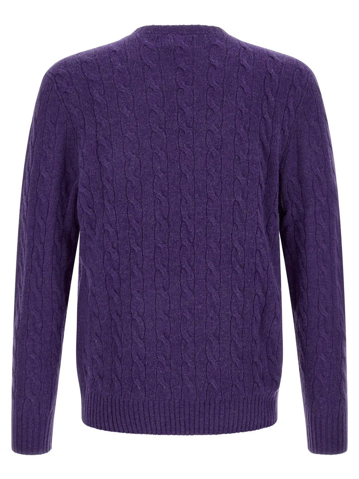 Polo Ralph Lauren Sample Sale | Polo Ralph Lauren Purple Wool Cardigan - | Designer outlet
