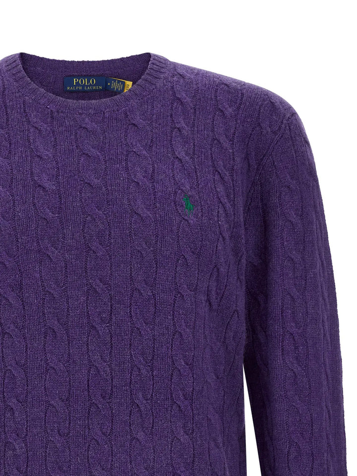 Polo Ralph Lauren Sample Sale | Polo Ralph Lauren Purple Wool Cardigan - | Designer outlet