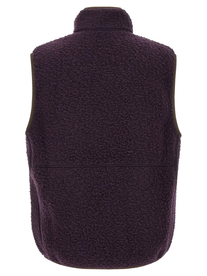 Moncler Sample Sale | Moncler Purple Polyester Sleeveless Jacket - | Designer outlet