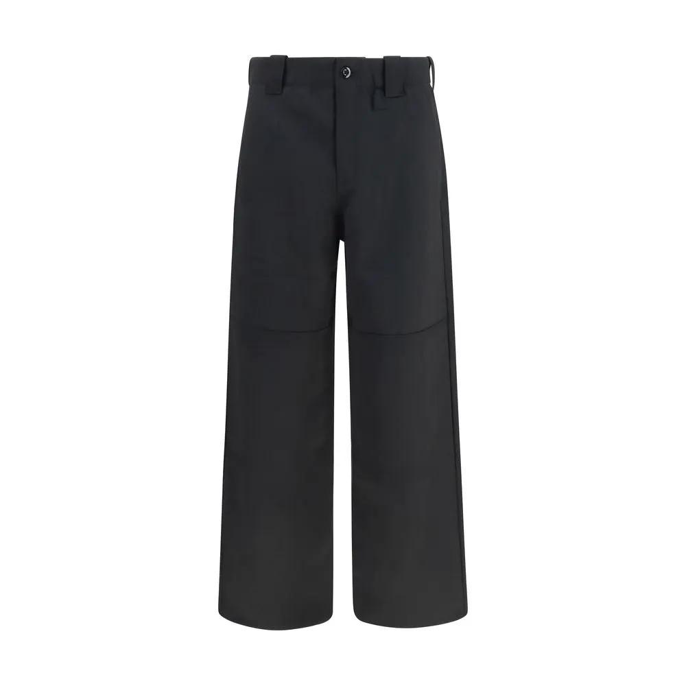 Kenzo Sample Sale | Kenzo Black Wool Oves Aries Chino Pants - | Designer outlet