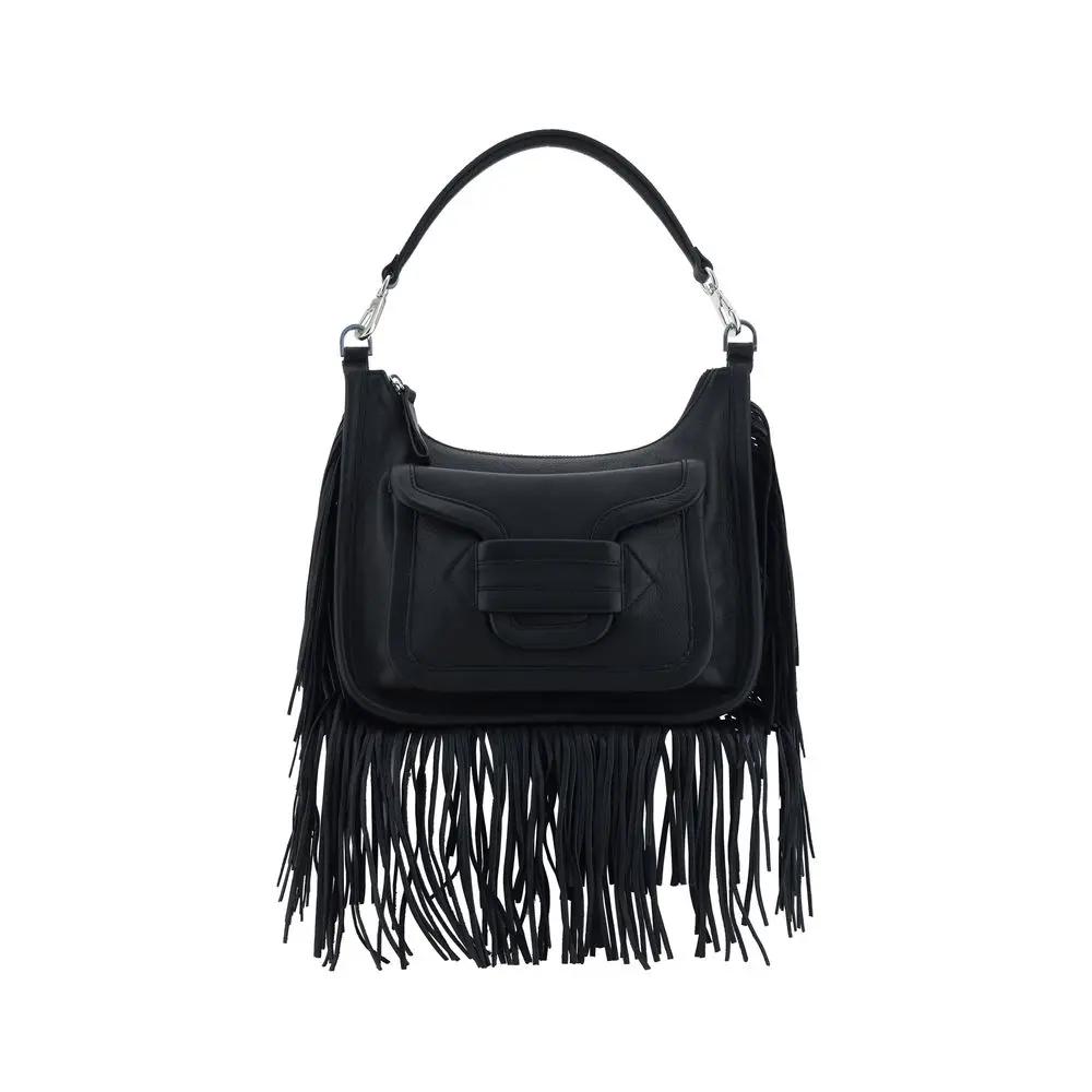 Pierre Hardy Sample Sale | Pierre Hardy Black Calf Leather Bos Taurus Shoulder Bag - | Designer outlet