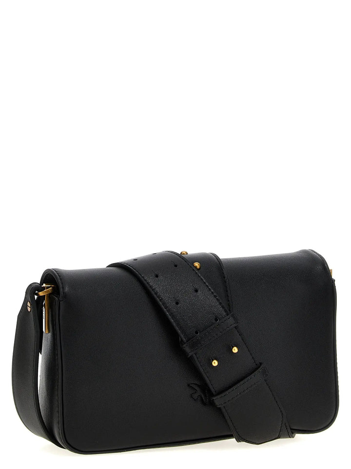 PINKO Sample Sale | PINKO Black Calfskin Shoulder Bag - | Designer outlet