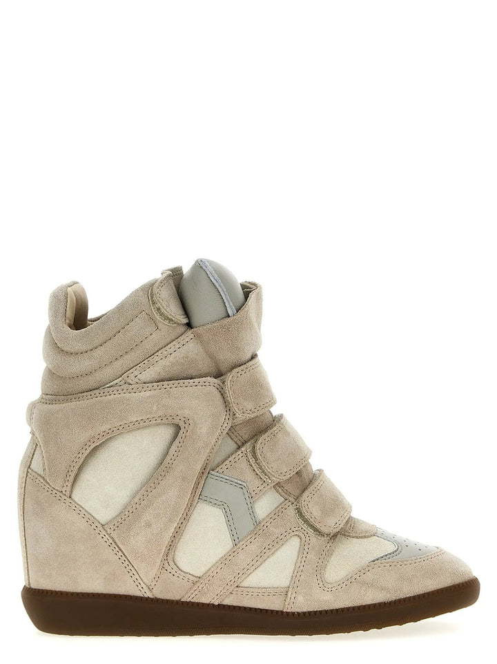 Isabel Marant Sample Sale | Isabel Marant Beige Leather Sneakers - | Designer outlet