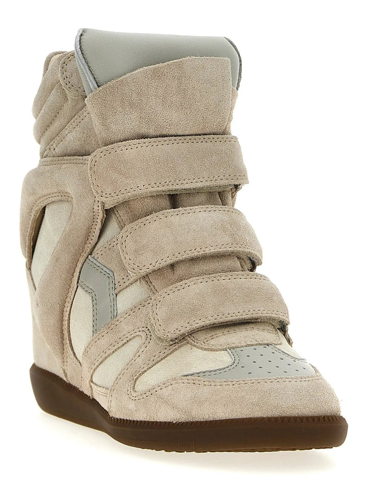 Isabel Marant Sample Sale | Isabel Marant Beige Leather Sneakers - | Designer outlet