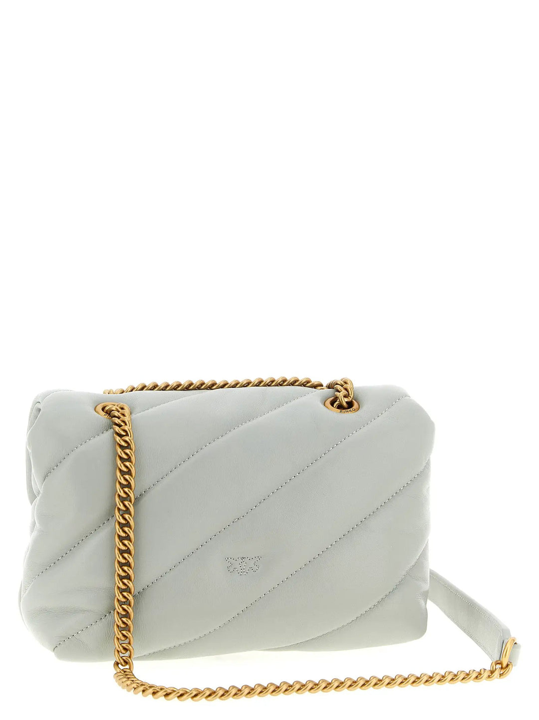PINKO Sample Sale | PINKO Gray Lamb Fur Crossbody Bag - | Designer outlet