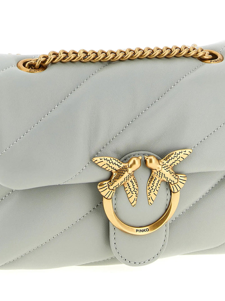 PINKO Sample Sale | PINKO Gray Lamb Fur Crossbody Bag - | Designer outlet