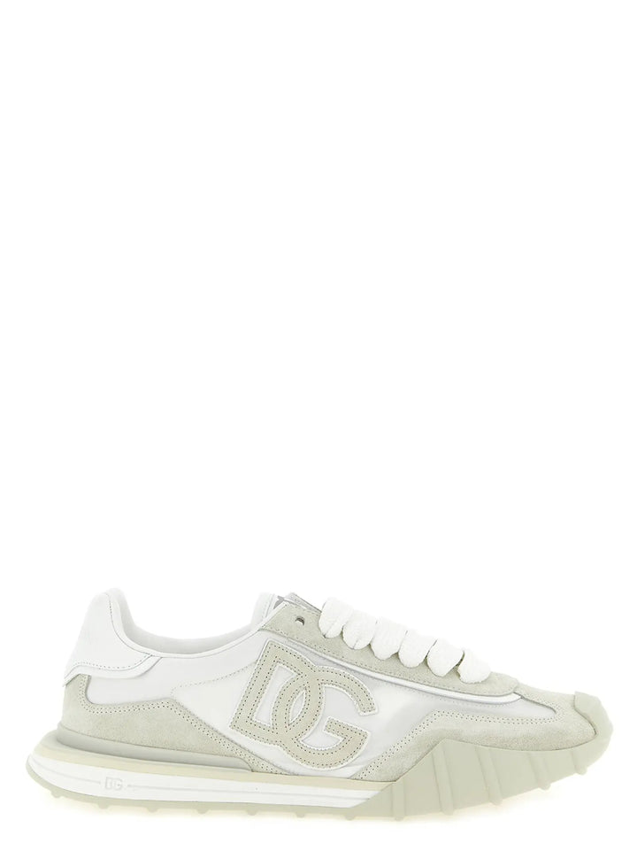 Dolce &amp; Gabbana Sample Sale | Dolce &amp; Gabbana Beige Polyamide Athletic Sneakers - | Designer outlet