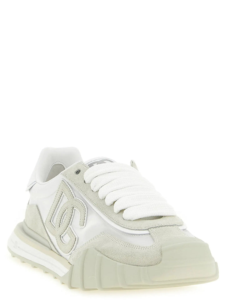 Dolce &amp; Gabbana Sample Sale | Dolce &amp; Gabbana Beige Polyamide Athletic Sneakers - | Designer outlet