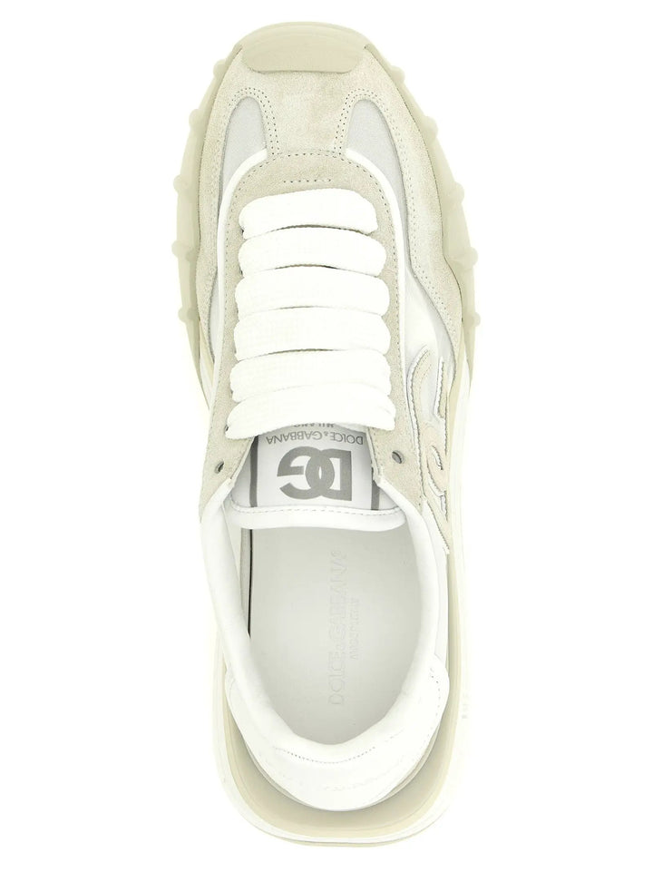 Dolce &amp; Gabbana Sample Sale | Dolce &amp; Gabbana Beige Polyamide Athletic Sneakers - | Designer outlet