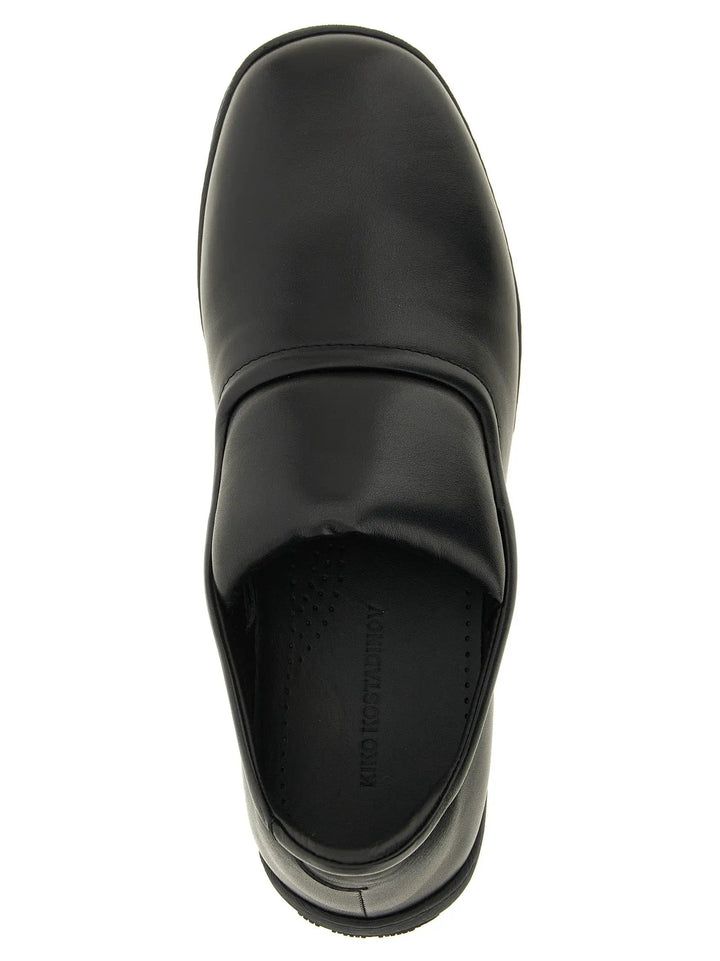 Kiko Kostadinov Sample Sale | Kiko Kostadinov Black Calfskin Slip-On Loafers - | Designer outlet