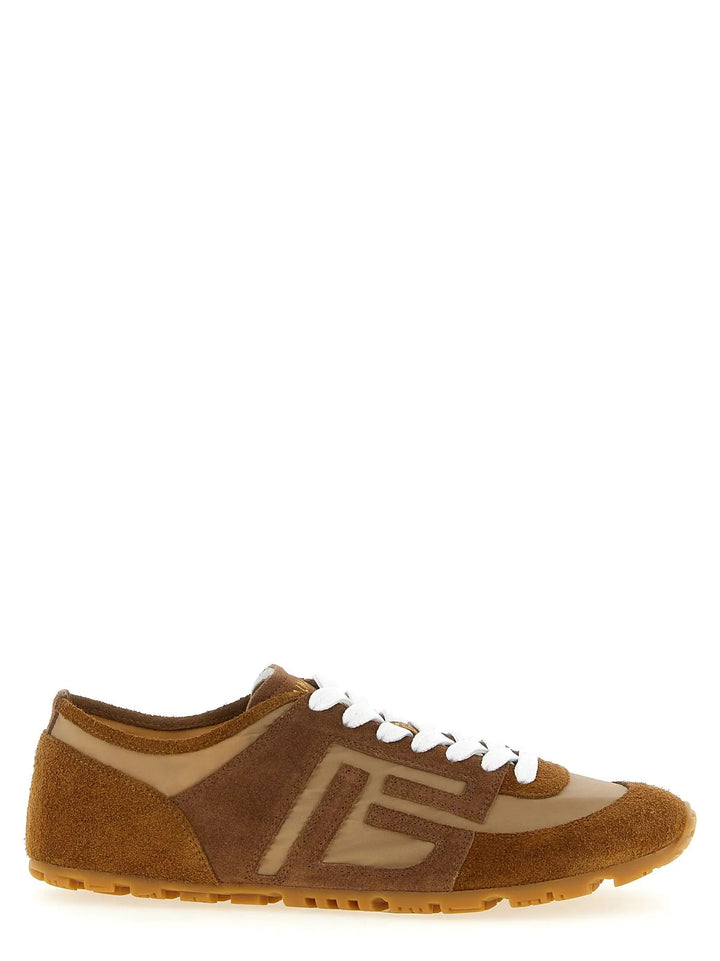 Balmain Sample Sale | Balmain Brown Calfskin Sneakers - | Designer outlet