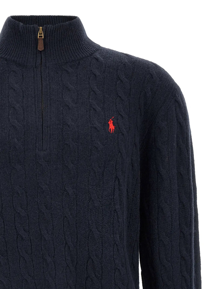 Polo Ralph Lauren Sample Sale | Polo Ralph Lauren Blue Wool Cardigan - | Designer outlet