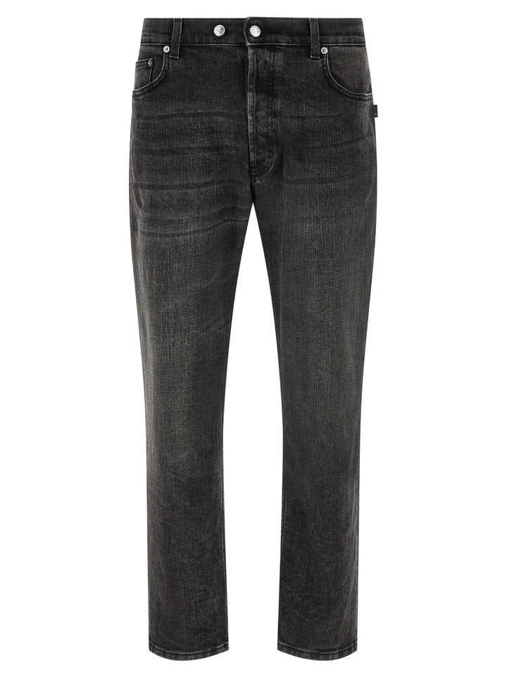 Department 5 Sample Sale | Department 5 Black Cotton Cropped Jeans - | Designer outlet