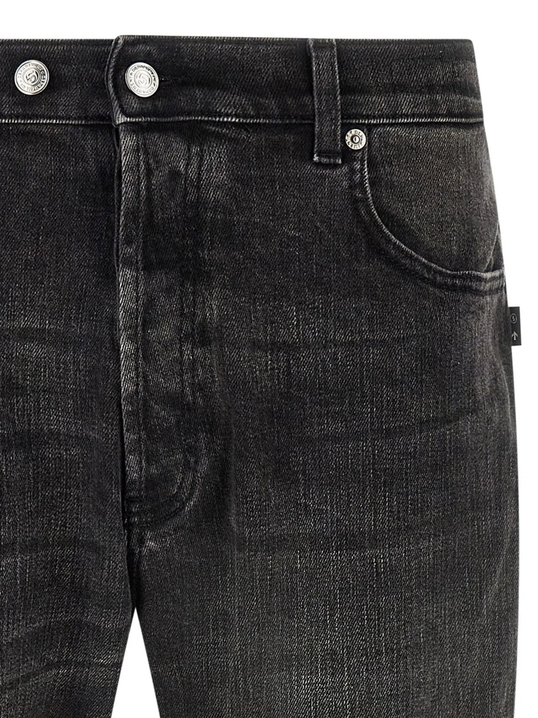 Department 5 Sample Sale | Department 5 Black Cotton Cropped Jeans - | Designer outlet