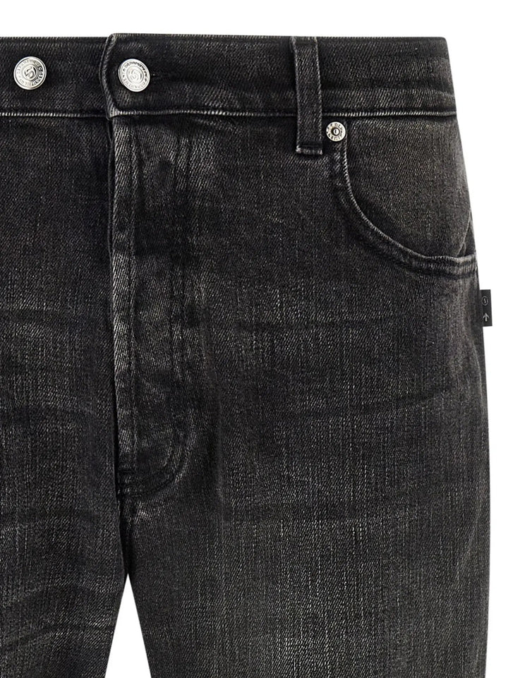 Department 5 Sample Sale | Department 5 Black Cotton Cropped Jeans - | Designer outlet
