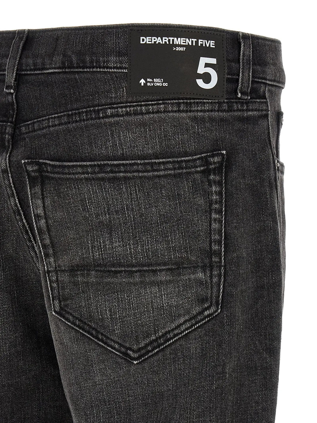 Department 5 Sample Sale | Department 5 Black Cotton Cropped Jeans - | Designer outlet