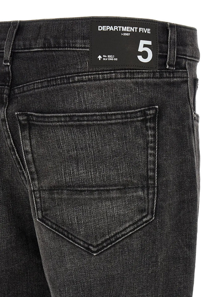 Department 5 Sample Sale | Department 5 Black Cotton Cropped Jeans - | Designer outlet