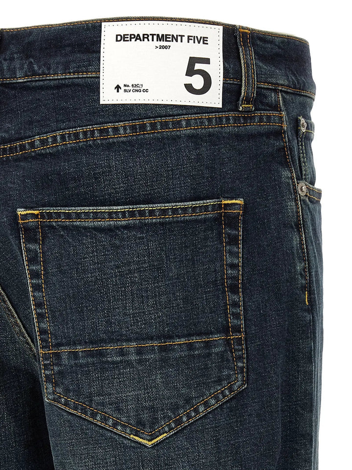 Department 5 Sample Sale | Department 5 Blue Cotton Straight-Leg Jeans - | Designer outlet