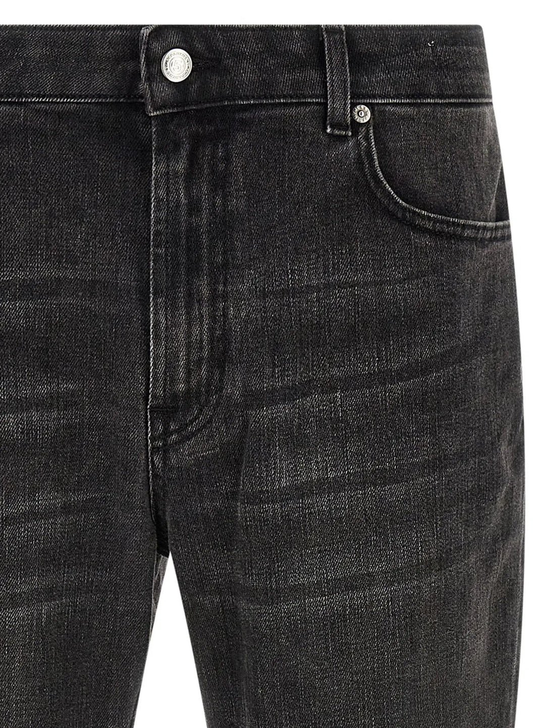 Department 5 Sample Sale | Department 5 Black Cotton Straight-Leg Jeans - | Designer outlet