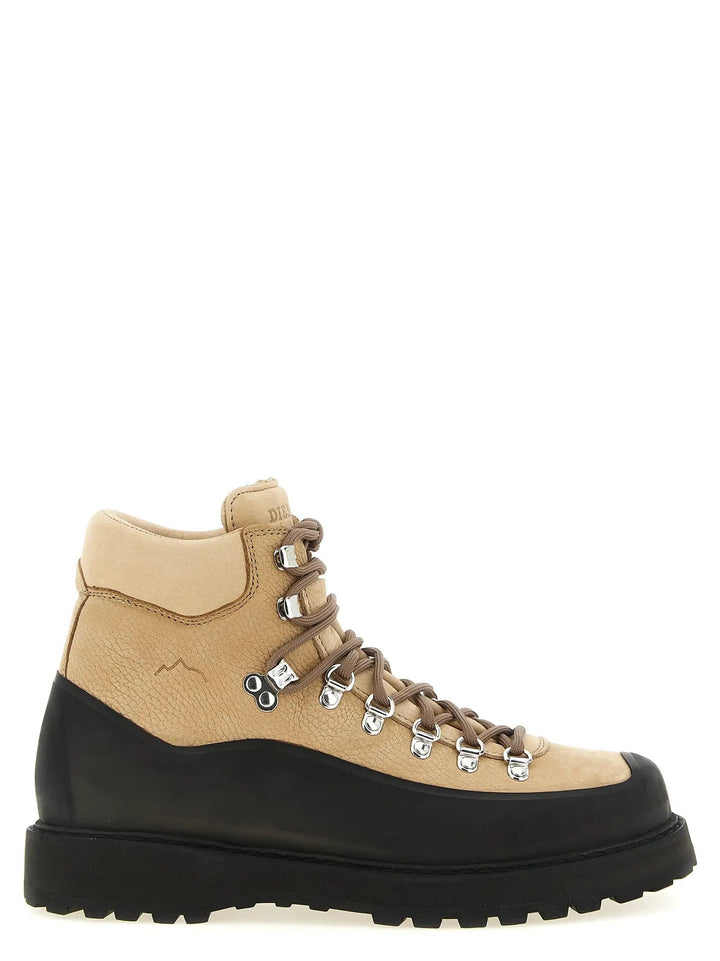 Diemme Sample Sale | Diemme Beige Cowhide Ankle Boots - | Designer outlet