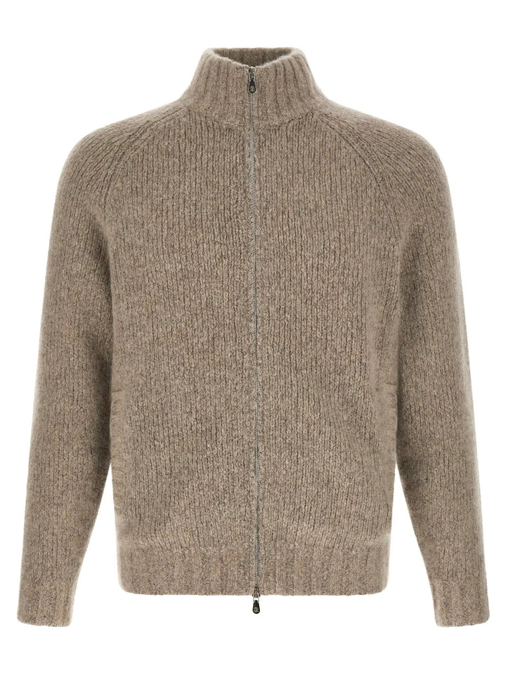 Brunello Cucinelli Sample Sale | Brunello Cucinelli Beige Cashmere Cardigan - | Designer outlet