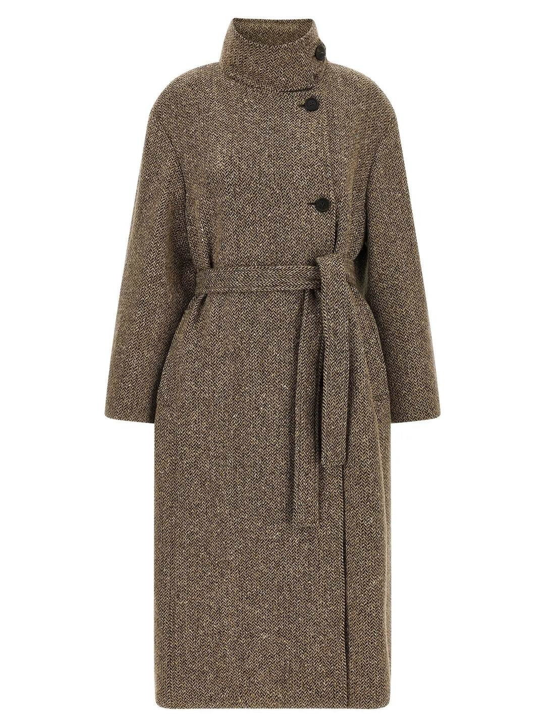 Brunello Cucinelli Sample Sale | Brunello Cucinelli Brown Virgin Wool Coat - | Designer outlet