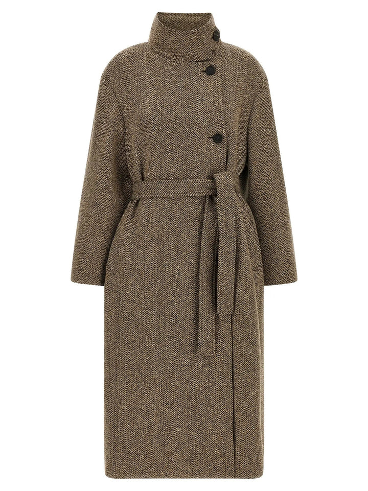 Brunello Cucinelli Sample Sale | Brunello Cucinelli Brown Virgin Wool Coat - | Designer outlet