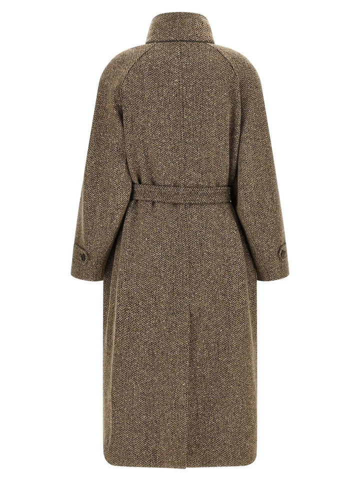Brunello Cucinelli Sample Sale | Brunello Cucinelli Brown Virgin Wool Coat - | Designer outlet
