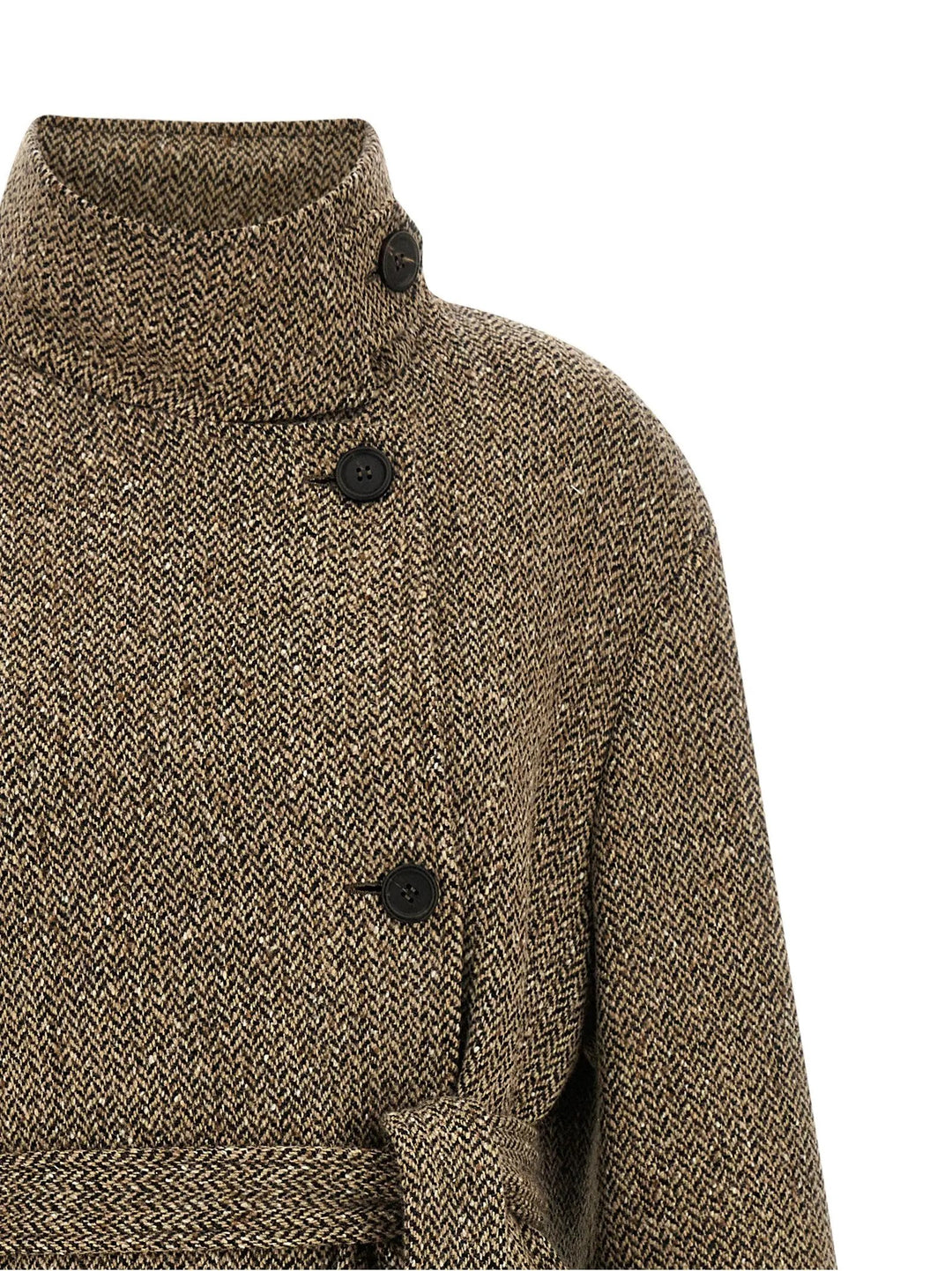 Brunello Cucinelli Sample Sale | Brunello Cucinelli Brown Virgin Wool Coat - | Designer outlet