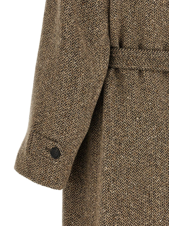 Brunello Cucinelli Sample Sale | Brunello Cucinelli Brown Virgin Wool Coat - | Designer outlet