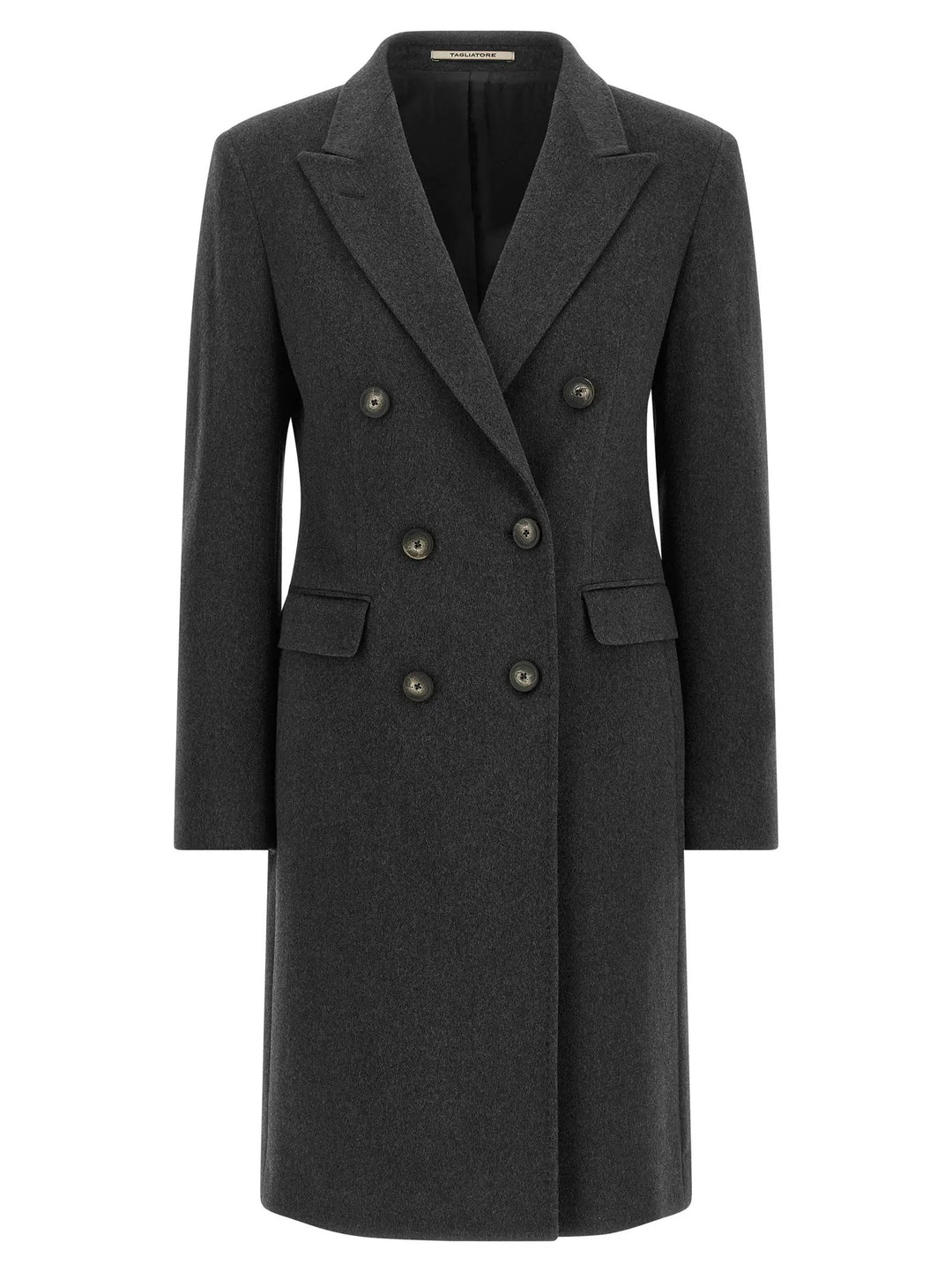 Tagliatore Sample Sale | Tagliatore Gray Virgin Wool Coat - | Designer outlet