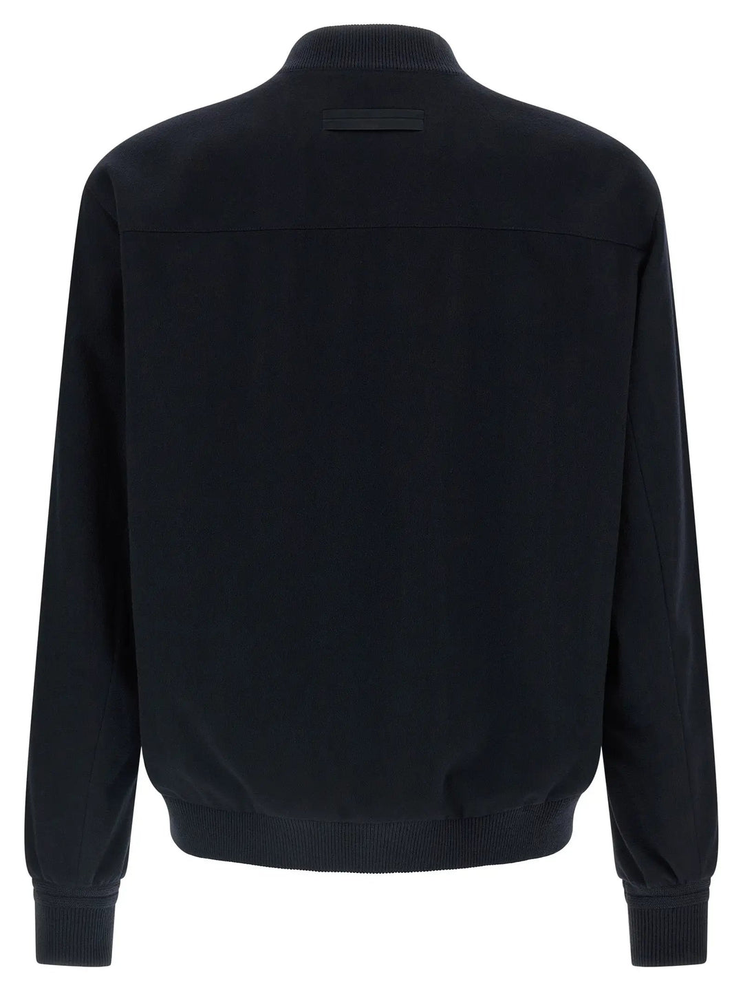 ZEGNA Sample Sale | ZEGNA Blue Cashmere Bomber - | Designer outlet