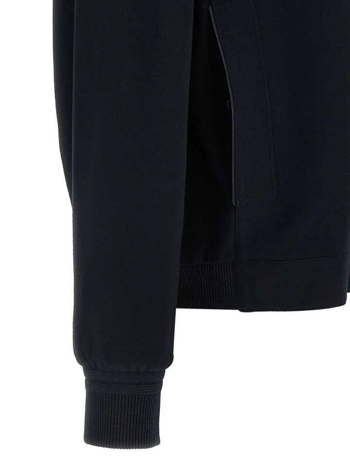 ZEGNA Sample Sale | ZEGNA Blue Cashmere Bomber - | Designer outlet