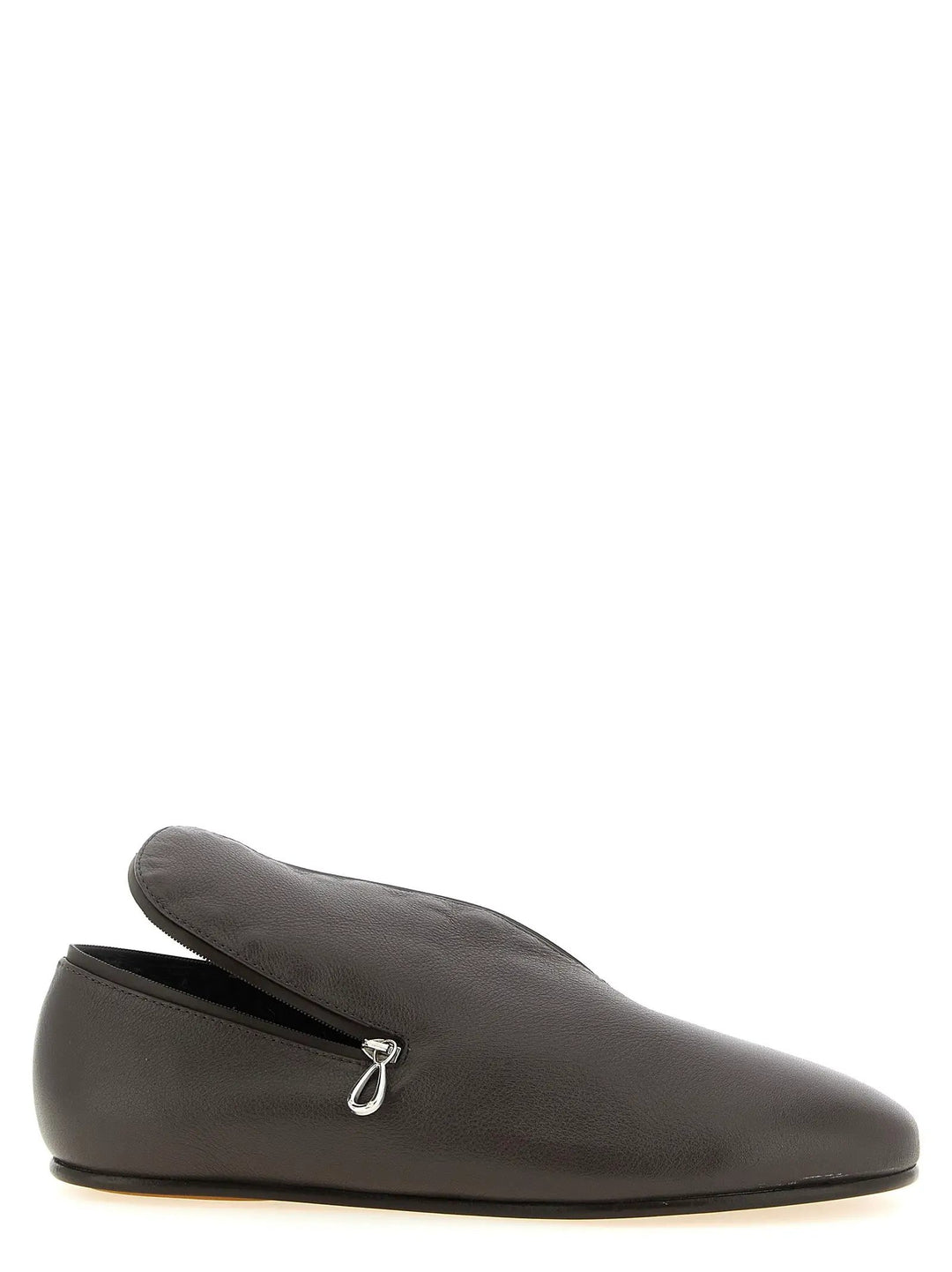 Kiko Kostadinov Sample Sale | Kiko Kostadinov Black Leather Slip-On Loafers - | Designer outlet