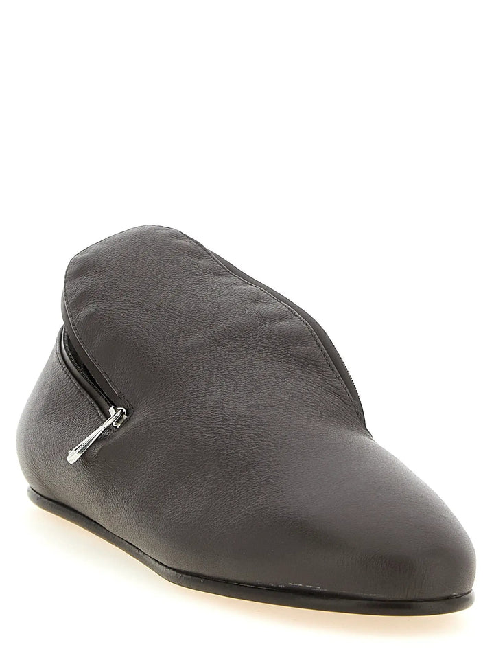Kiko Kostadinov Sample Sale | Kiko Kostadinov Black Leather Slip-On Loafers - | Designer outlet