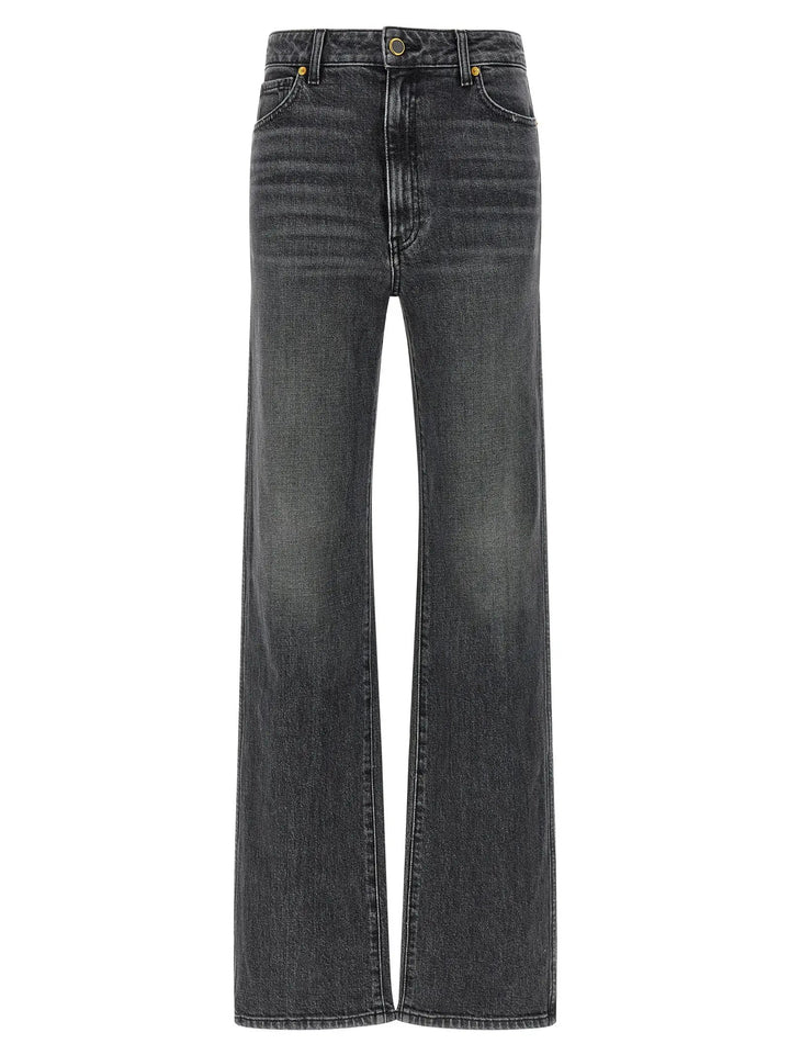 Khaite Sample Sale | Khaite Gray Cotton Straight-Leg Jeans - | Designer outlet