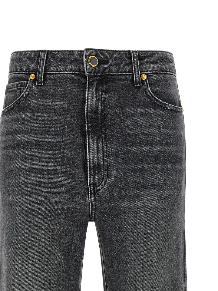 Khaite Sample Sale | Khaite Gray Cotton Straight-Leg Jeans - | Designer outlet