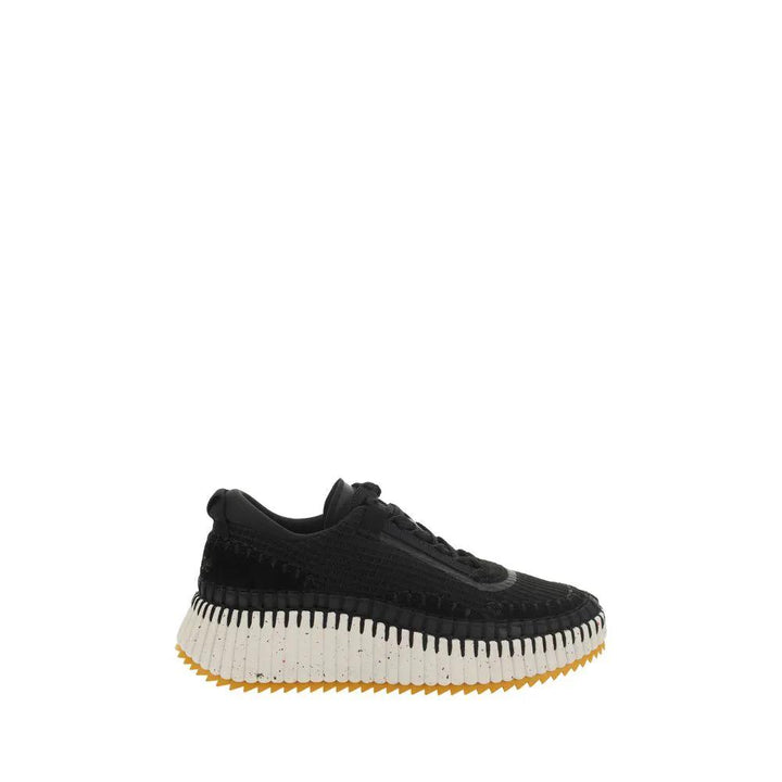 Chloé Sample Sale | Chloé Black Nylon Athletic Sneakers - | Designer outlet