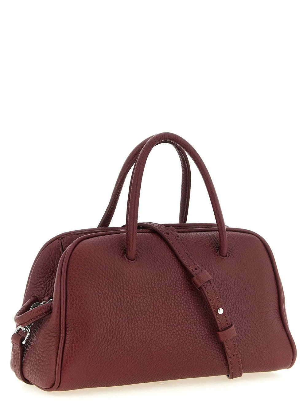 Jacquemus Sample Sale | Jacquemus Bordeaux Calfskin Handbag - | Designer outlet