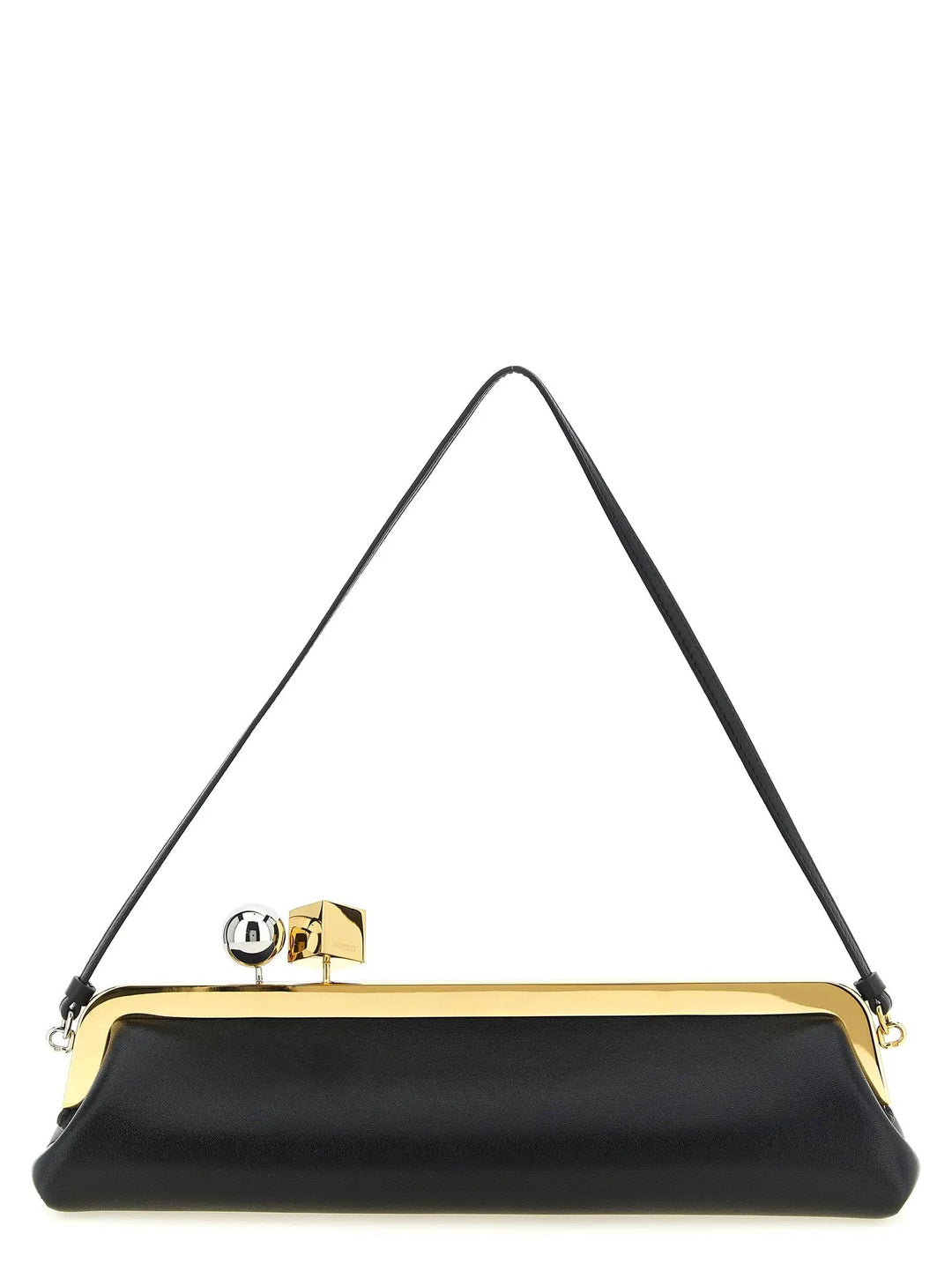 Jacquemus Sample Sale | Jacquemus Black Lamb Leather Clutch Bag - | Designer outlet