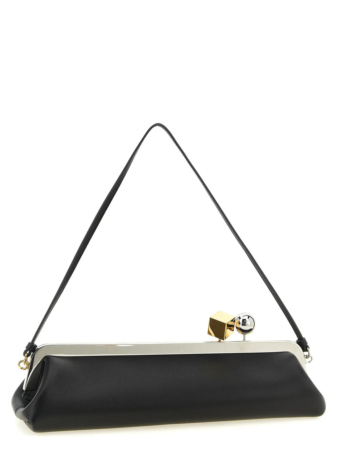 Jacquemus Sample Sale | Jacquemus Black Lamb Leather Clutch Bag - | Designer outlet